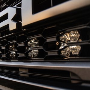 Ford Raptor Squadron Sport Lights - Baja Designs - 2.0 Behind Grille Kit - Clear - `21-`24 Ford Raptor Squadron Sport Lights - Baja Designs - 2.0 Behind Grille Kit - Clear - `21-`24